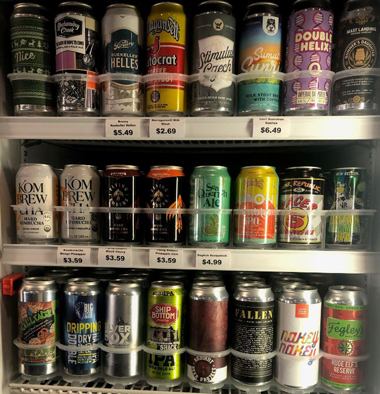 canned beers