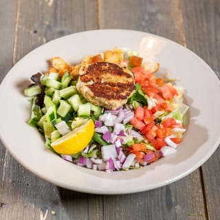 House W/Crab Cake